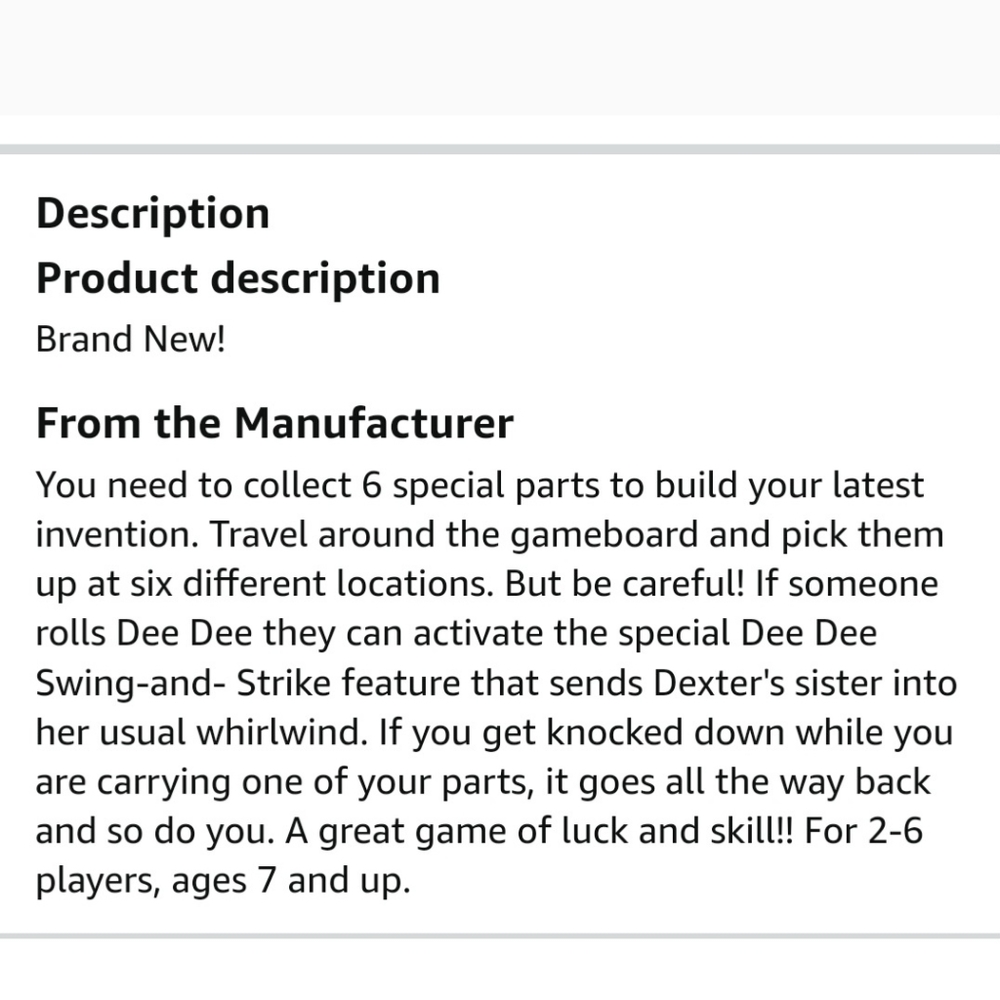 DEXTER'S LABORATORY The Incredible Invention vs. Dee Dee board game NIB - Picture 2 of 8